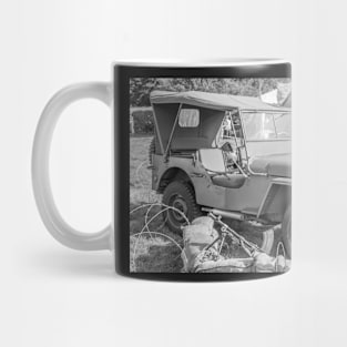 World War 2 military jeep Mug